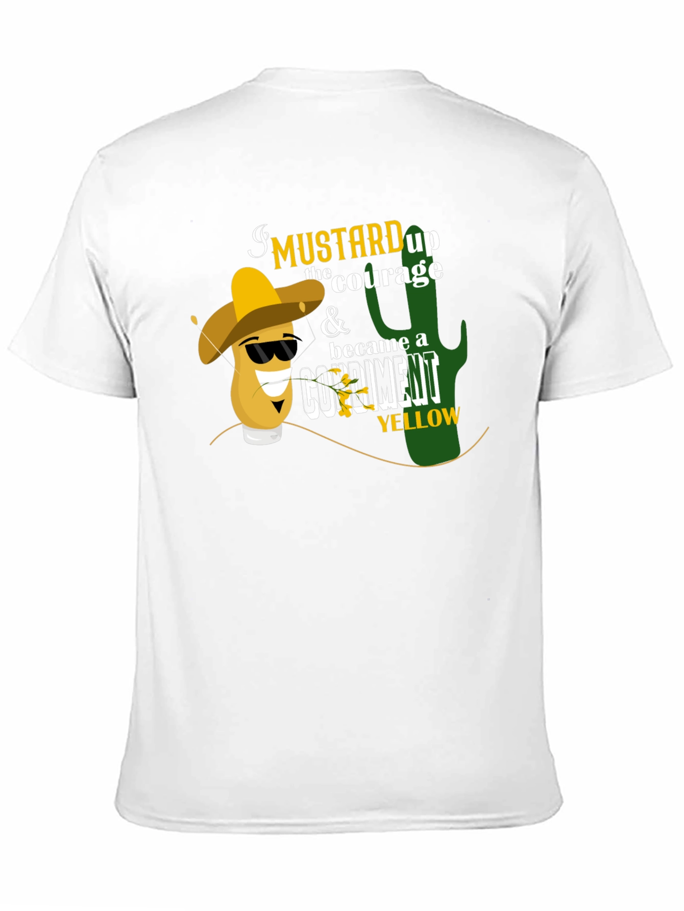 Black Mustard Courage Black T-Shirt view 11