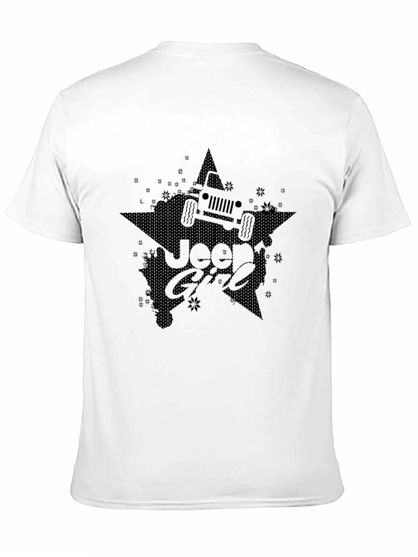 Black Jeep Girl Star Graphic Tee - Black view 11