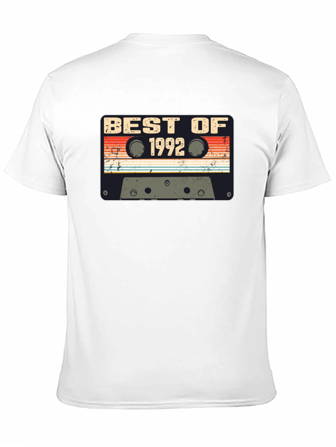 Black Best of 1992 Cassette Tape Graphic T-Shirt view 11
