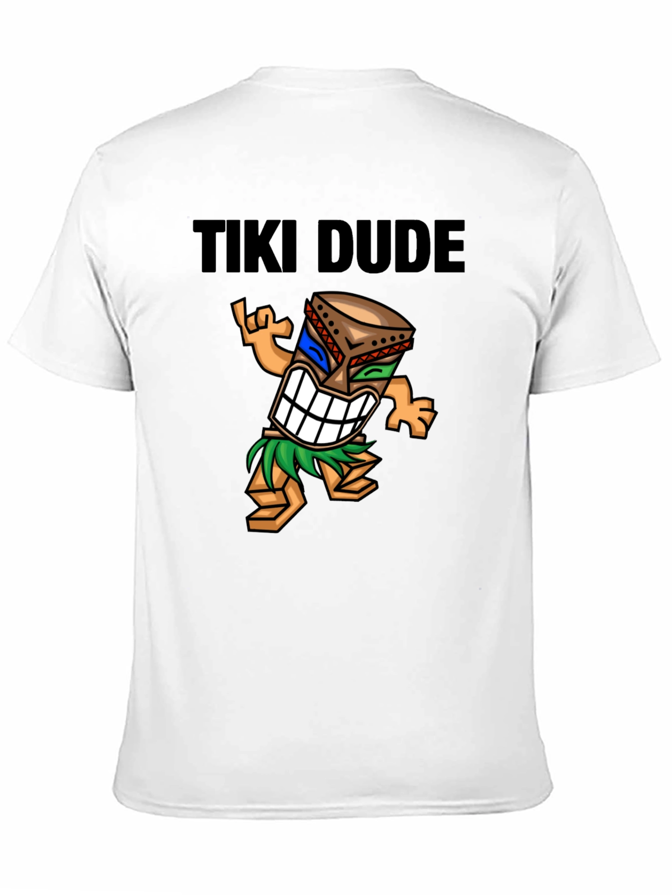 Black Tiki Dude Black T-Shirt view 11