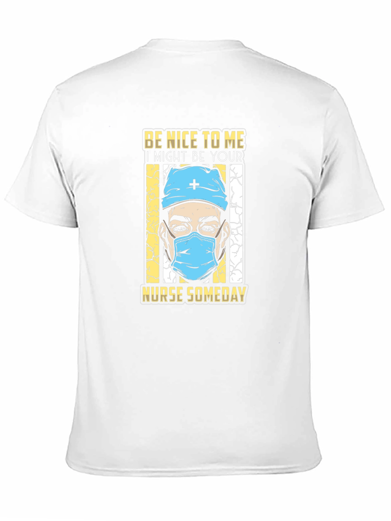 Black Be Nice To Me Nurse T-Shirt view 11