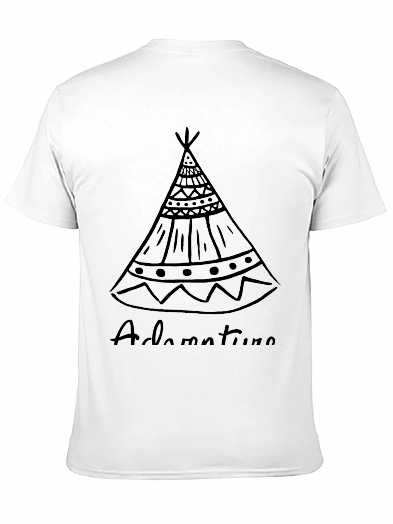 Adventure Tee: Tribal Tipi Graphic T-Shirt - 11