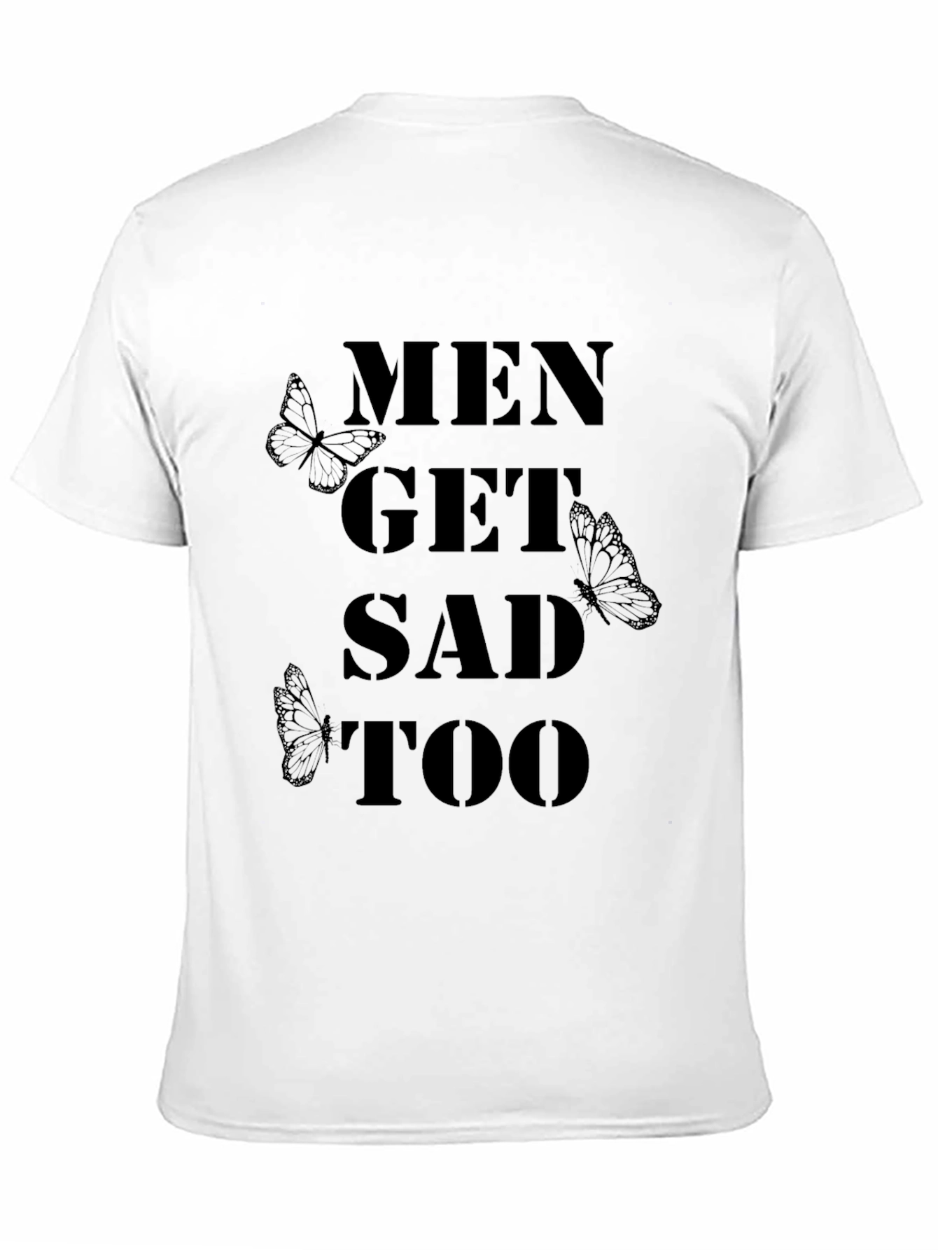 Black Men Get Sad Too T-Shirt view 11