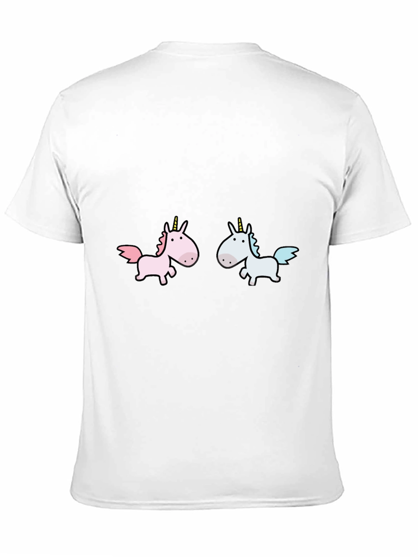 Black Unicorn T-Shirt: Whimsical Cartoon Design view 11