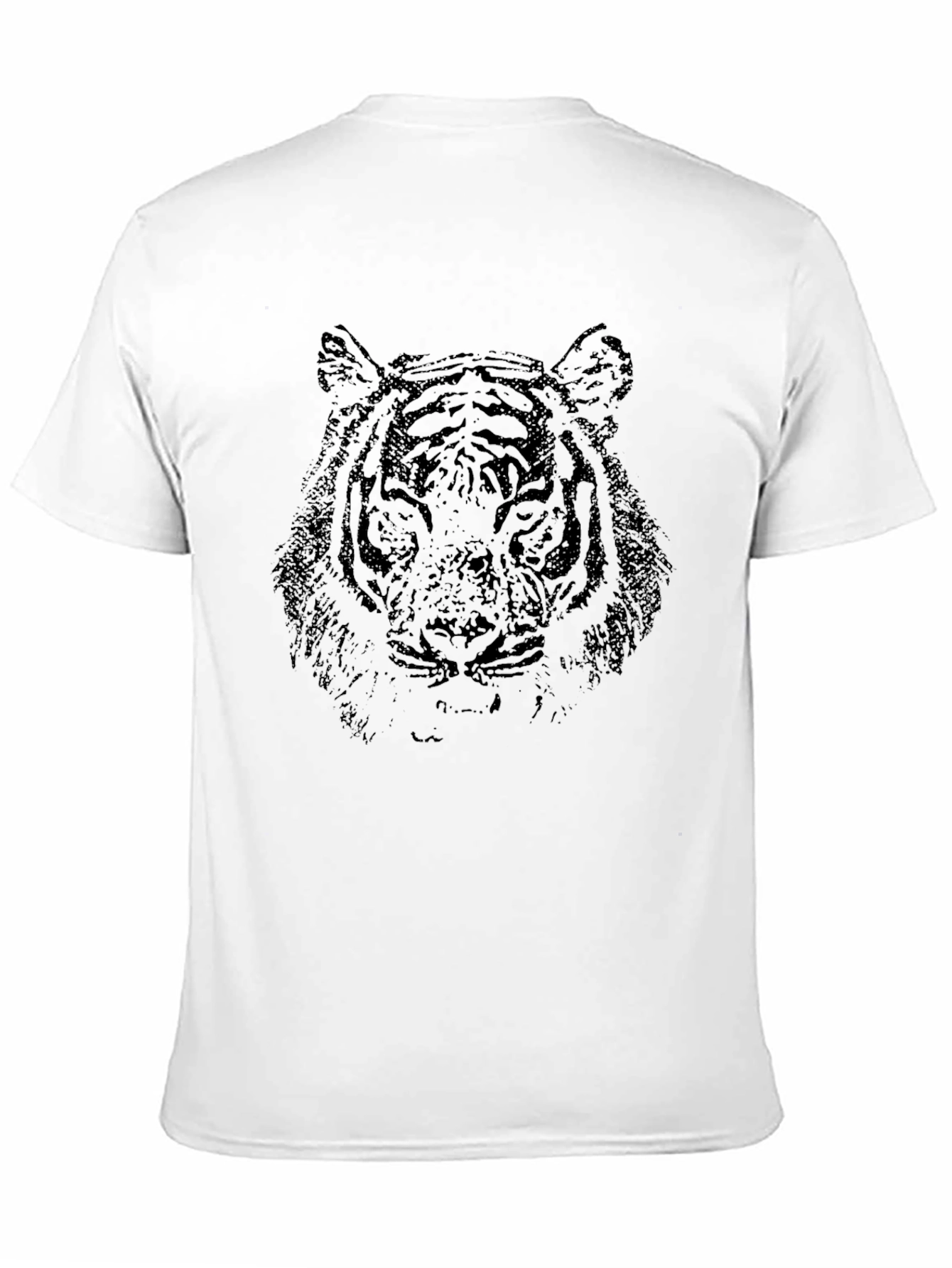 Black Black Tiger Graphic Tee - Mens Casual T-Shirt view 11