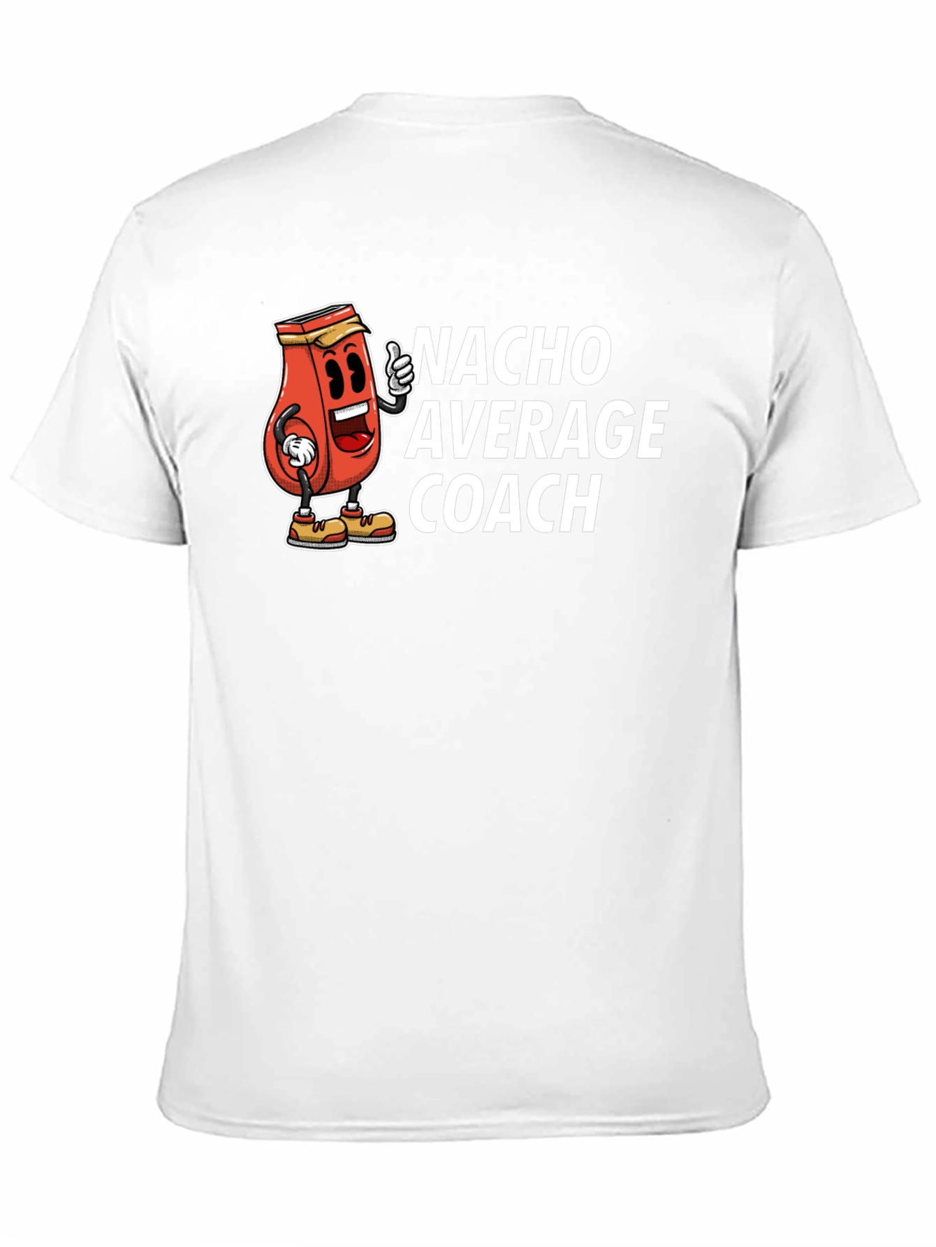 Black Nacho Average Coach Funny T-Shirt view 11