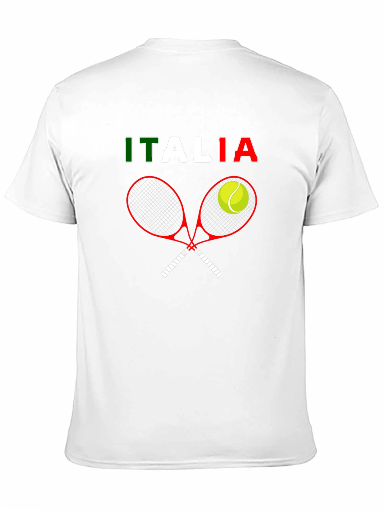 Italia Tennis T-Shirt - Fun Graphic Tee - 11