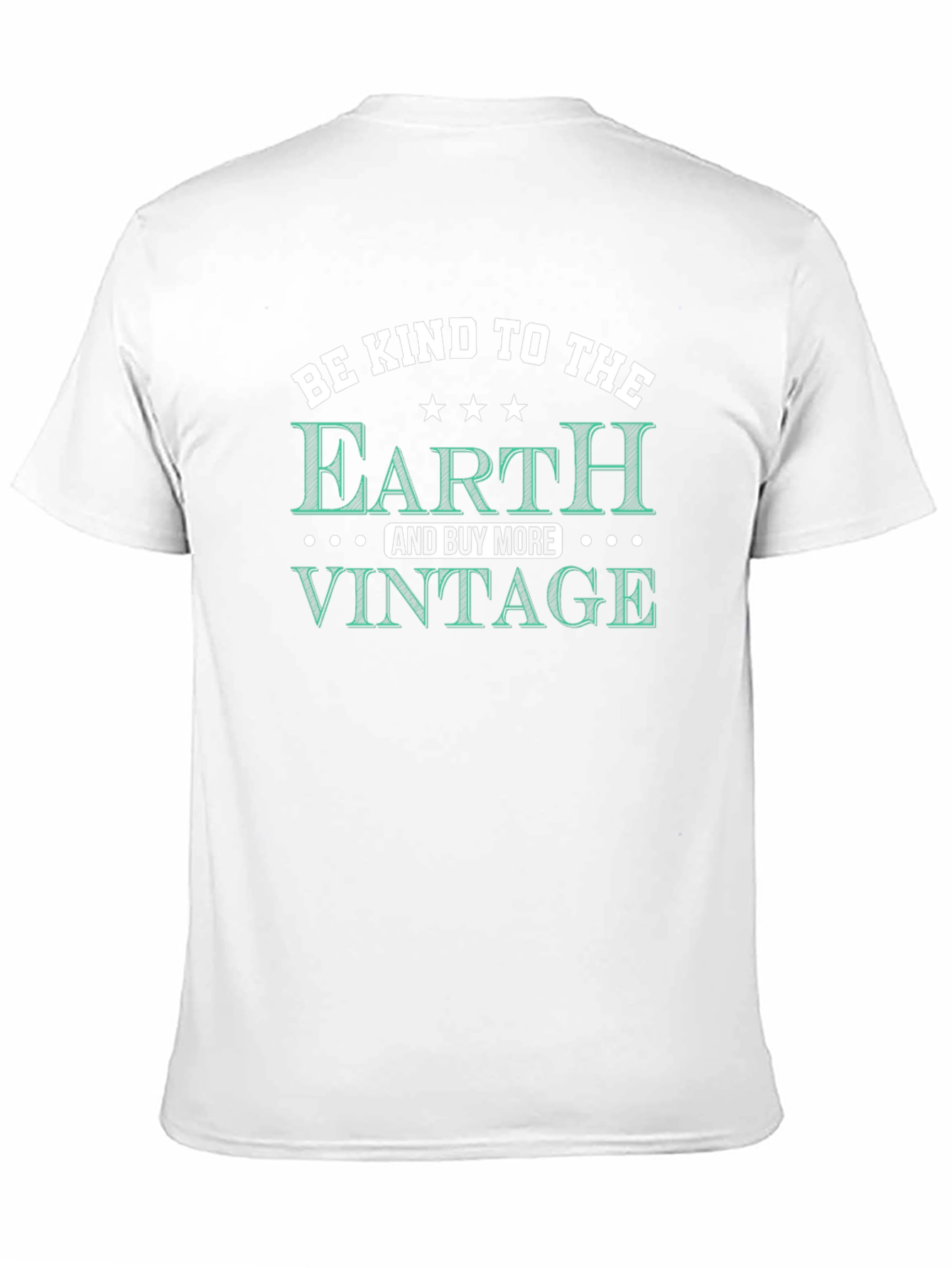 Black Be Kind to the Earth Vintage Graphic Tee view 11