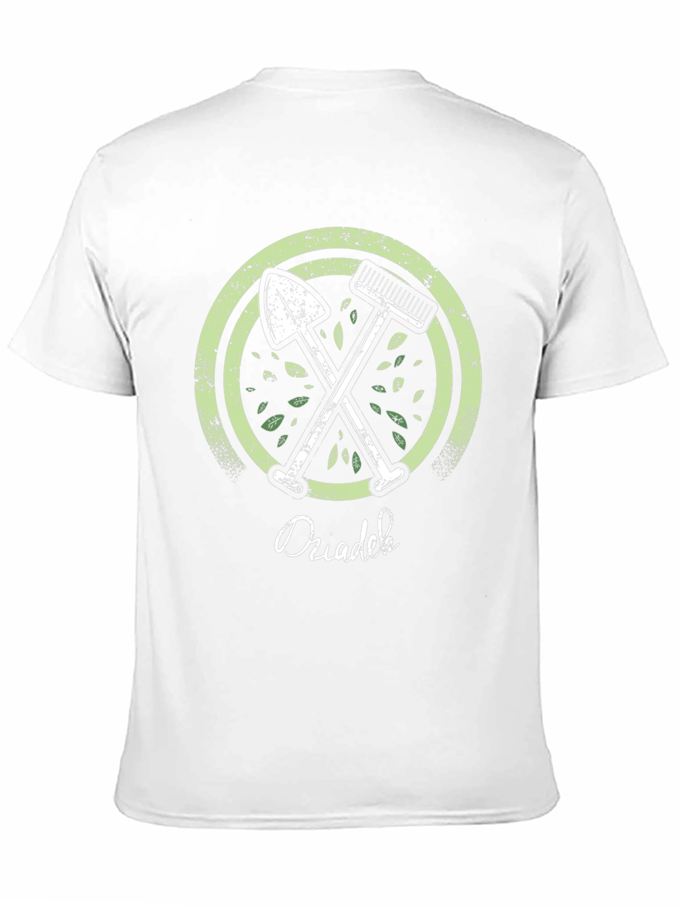 Black Gardening T-Shirt - 'Dziadek' Design view 11
