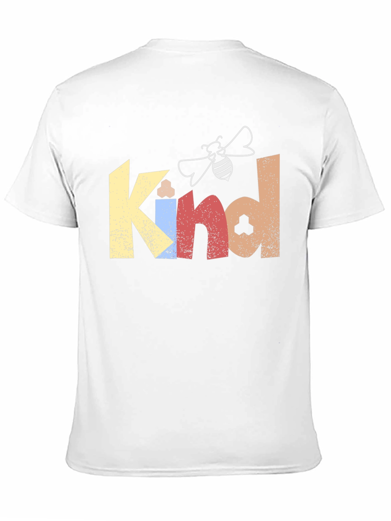 Black Be Kind T-Shirt - Bee Graphic Tee -  Motivational Shirt view 11