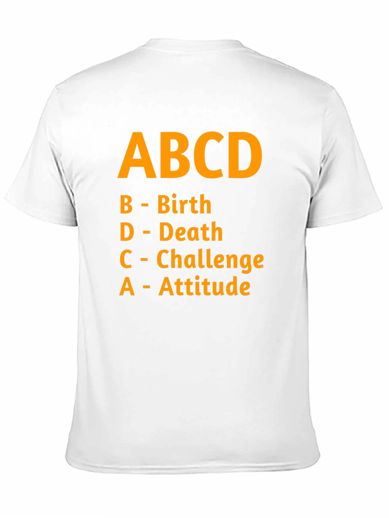 Black ABCD: Birth Death Challenge Attitude Graphic Tee view 11