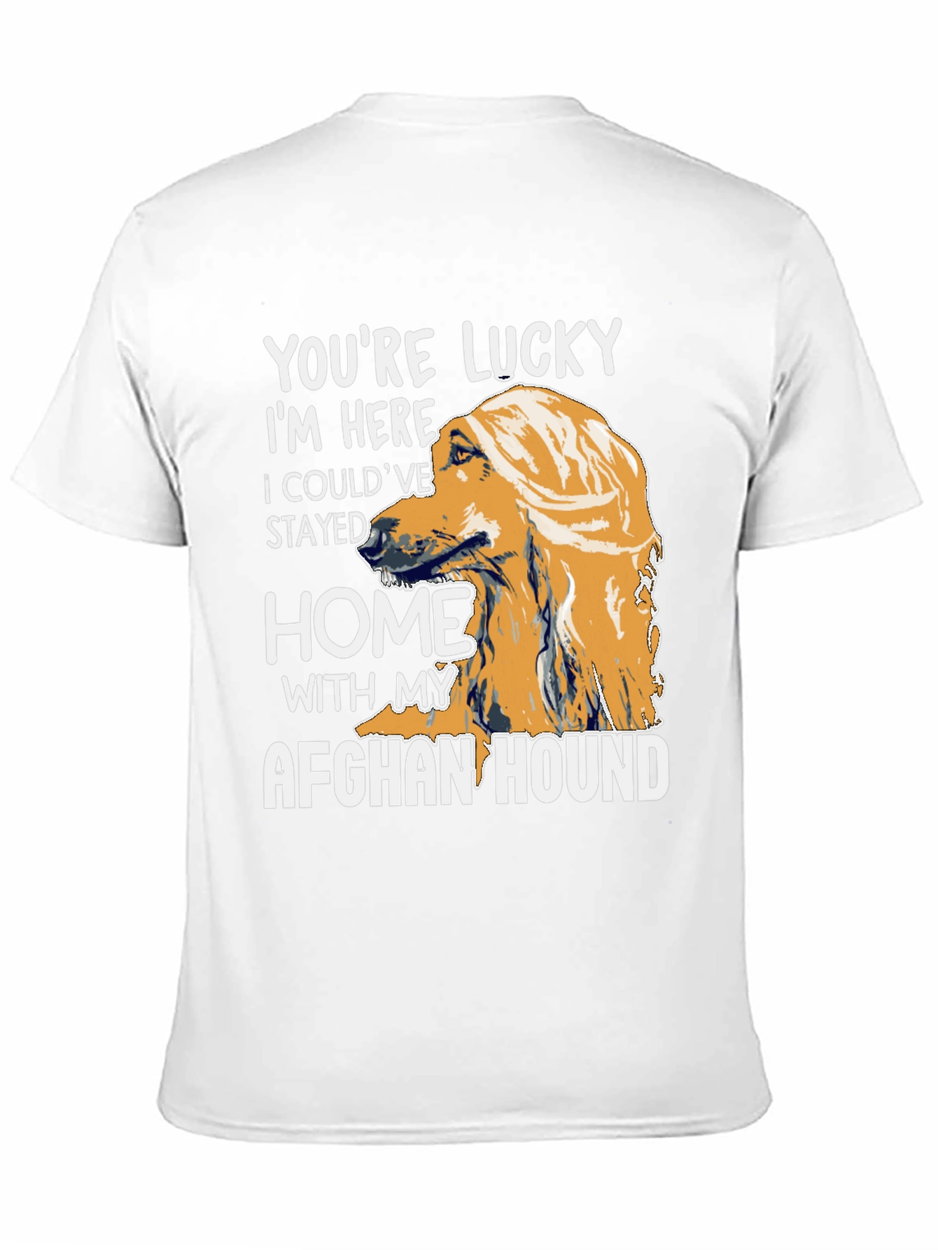 Lucky Afghan Hound T-Shirt - 11