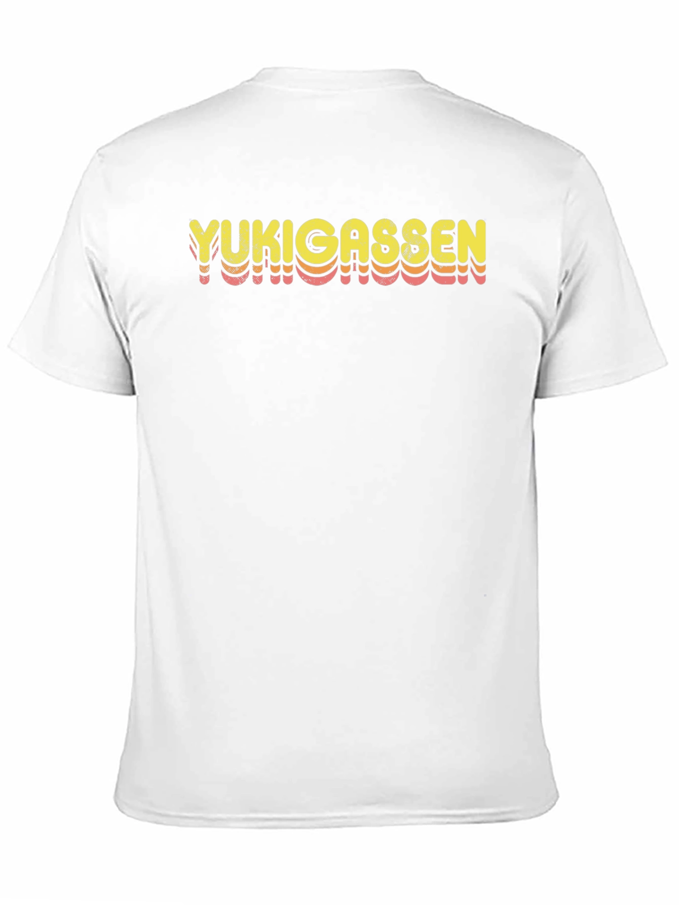 Black Yukigassen Retro Style T-Shirt view 11