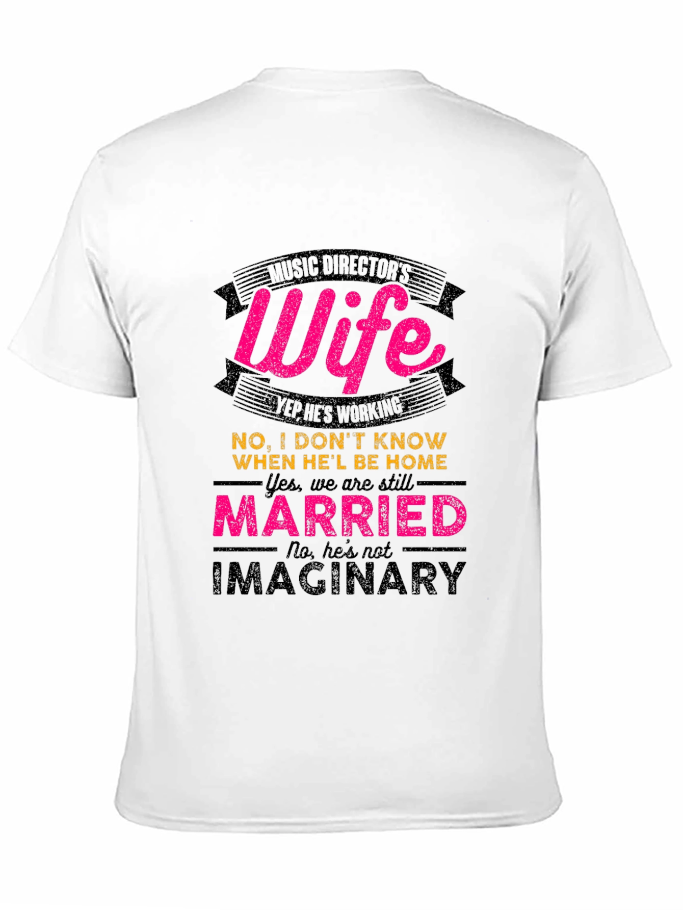 Black Music Director's Wife T-Shirt view 11