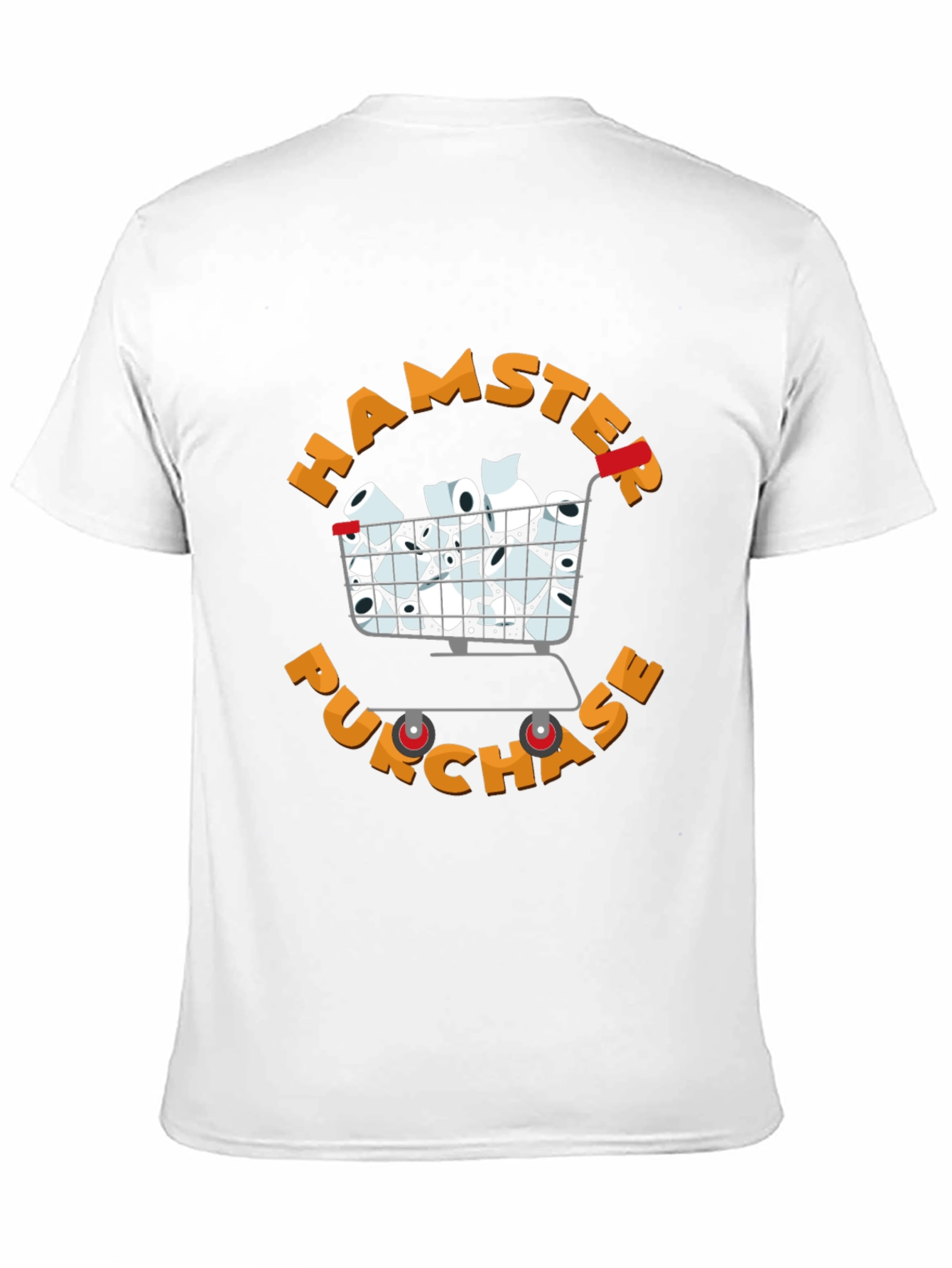Black Hamster Purchase Toilet Paper Cart T-Shirt view 11