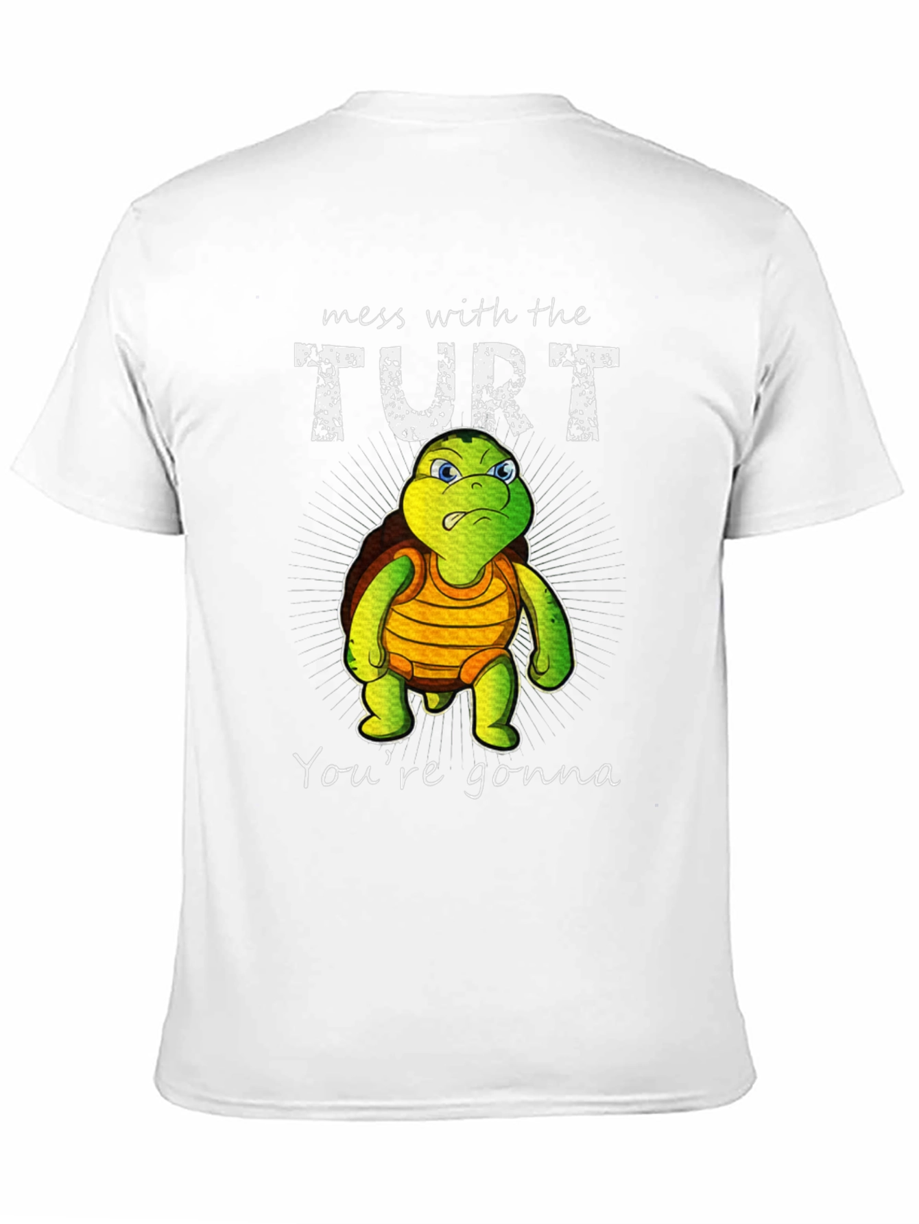 Black Mess With The Turt T-Shirt view 11