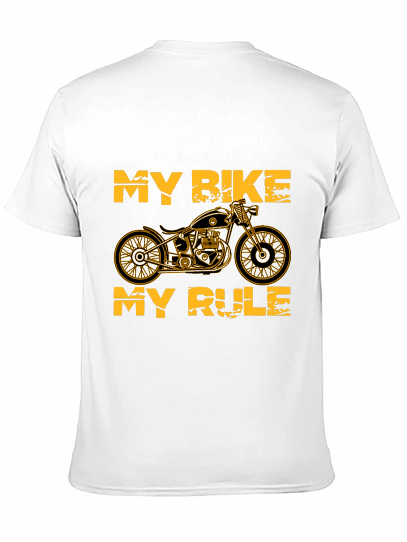 Black My Bike My Rule Graphic Tee view 11