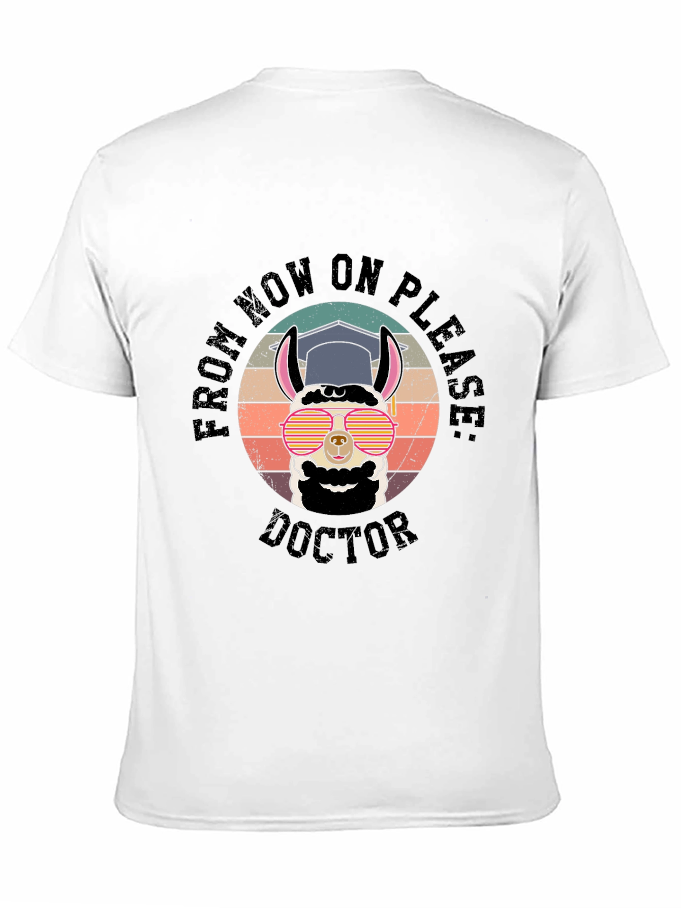 Doctor Llama Grad T-Shirt - Funny Graduation Gift - 11