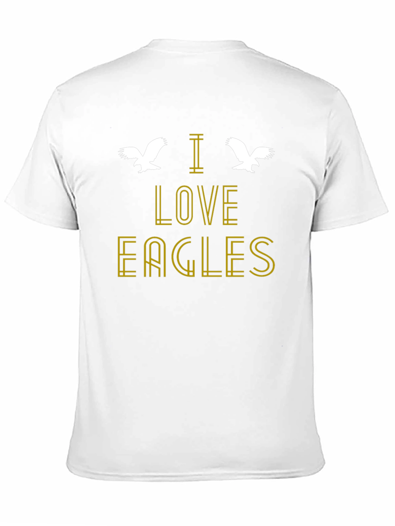 Black I Love Eagles Graphic T-Shirt - Black view 11
