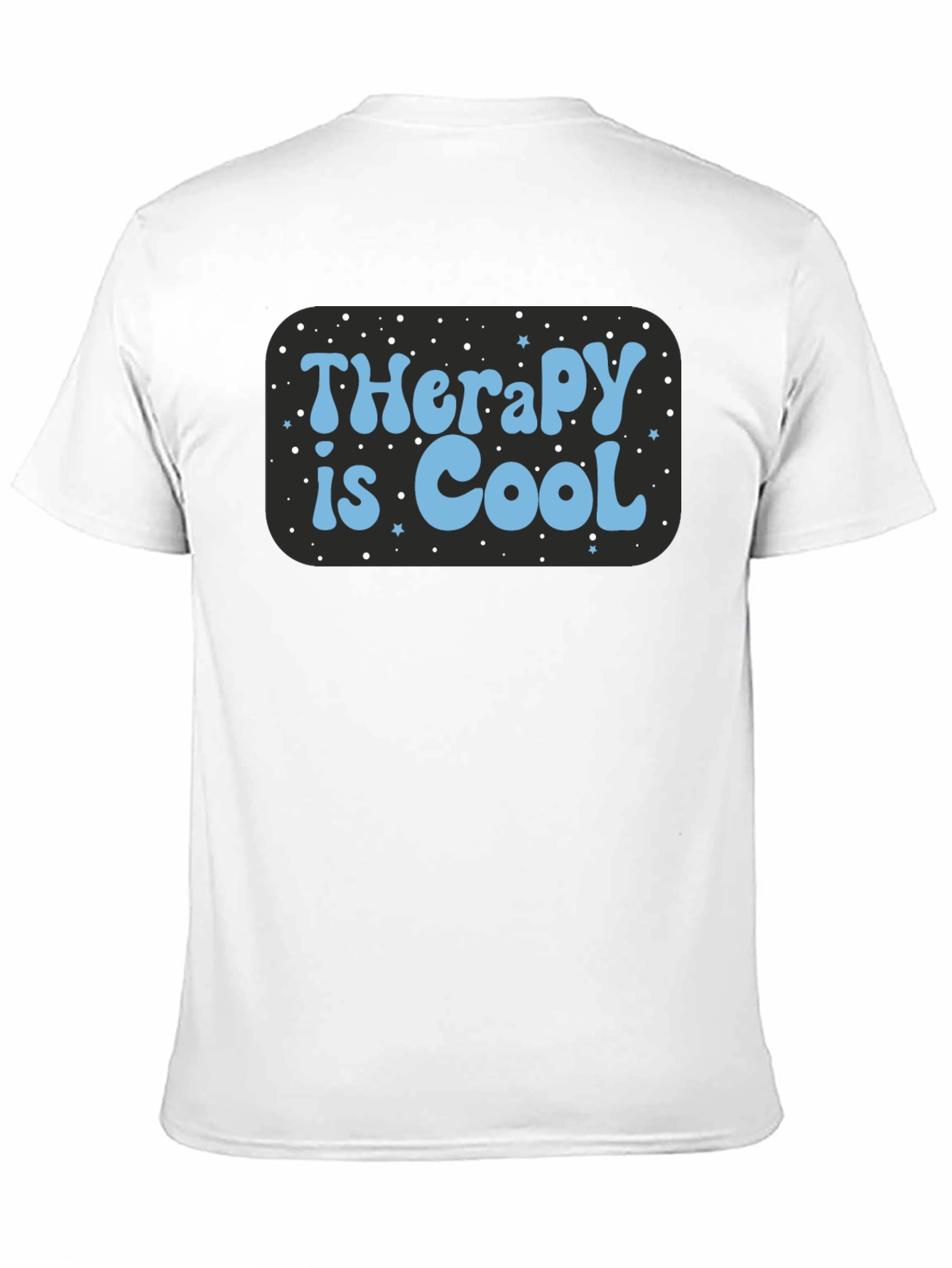 Black Therapy is Cool Graphic T-Shirt view 11
