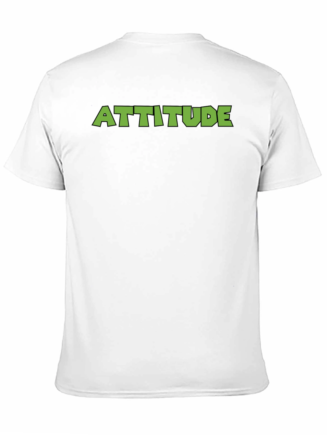Black Attitude Graphic Tee - Black view 11