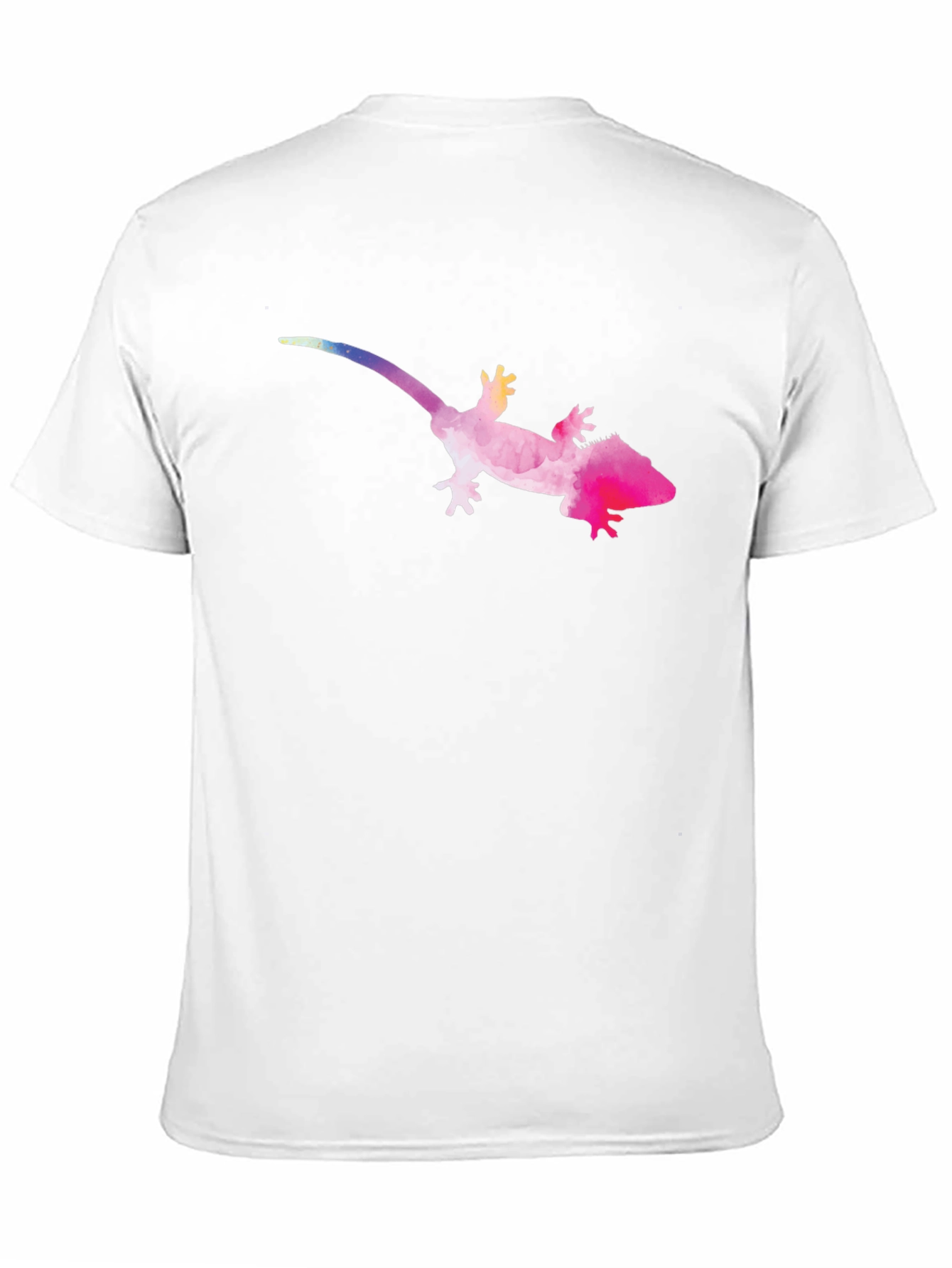 Black Watercolor Gecko Graphic Tee - Black view 11