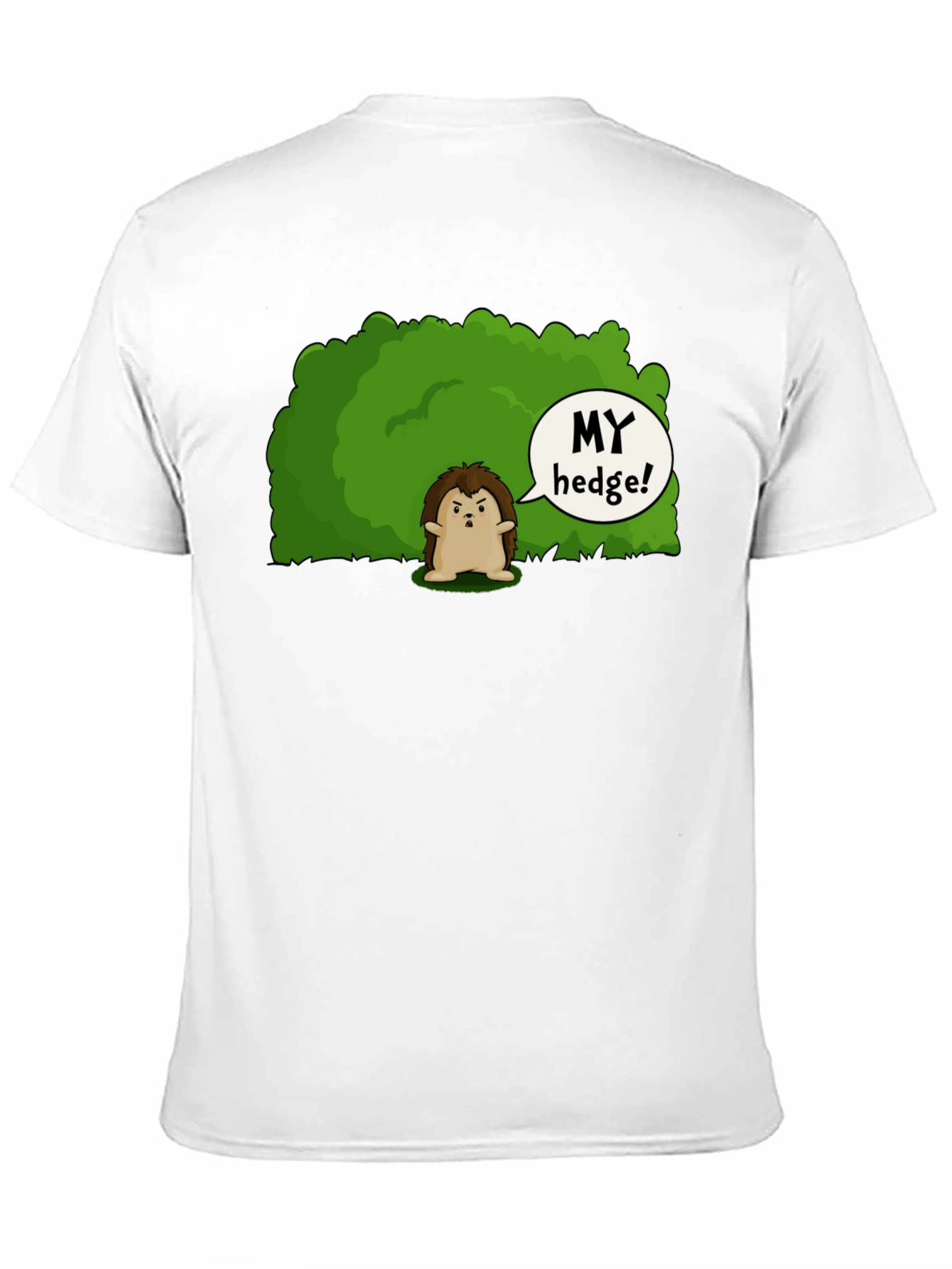 Black My Hedge! Funny Hedgehog Graphic T-Shirt view 11