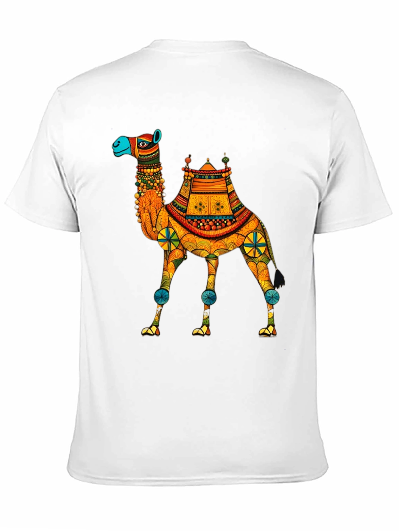 Black Camel Graphic Print T-Shirt - Unique Design view 11