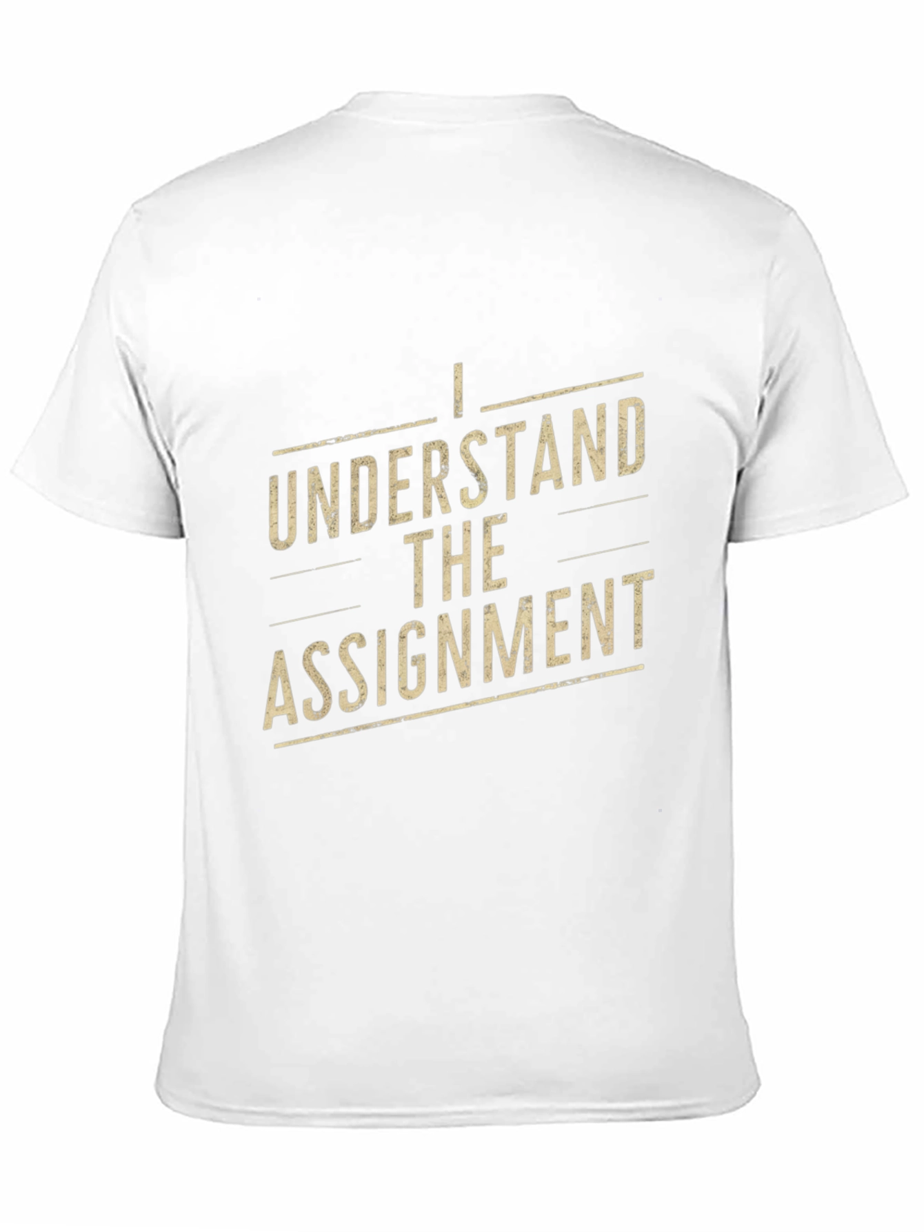 Black I Understand The Assignment Black Graphic Tee view 11