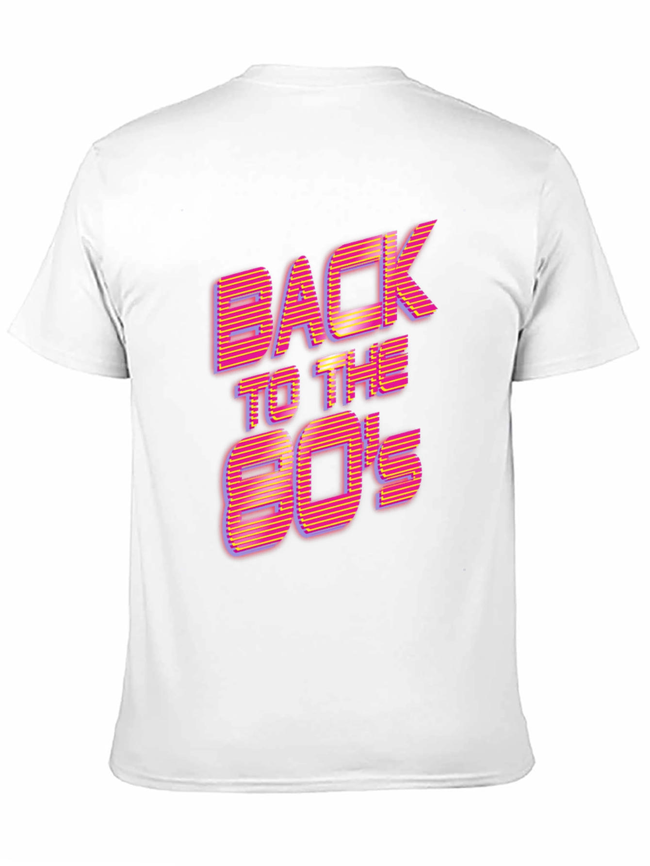 Black Back to the 80's Retro T-Shirt view 11