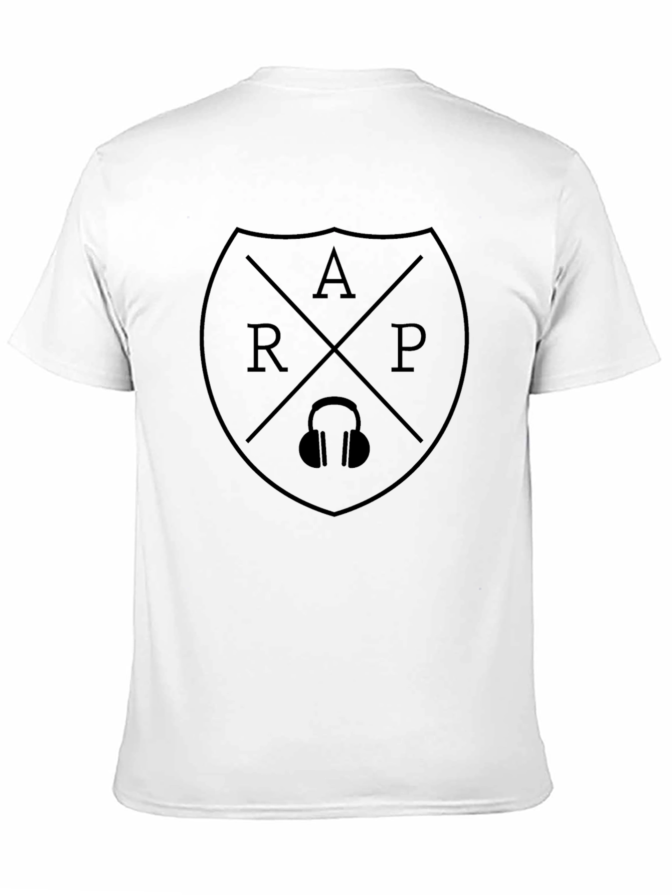 Black ARP Headphone Shield T-Shirt - Stylish Music Lover Tee view 11