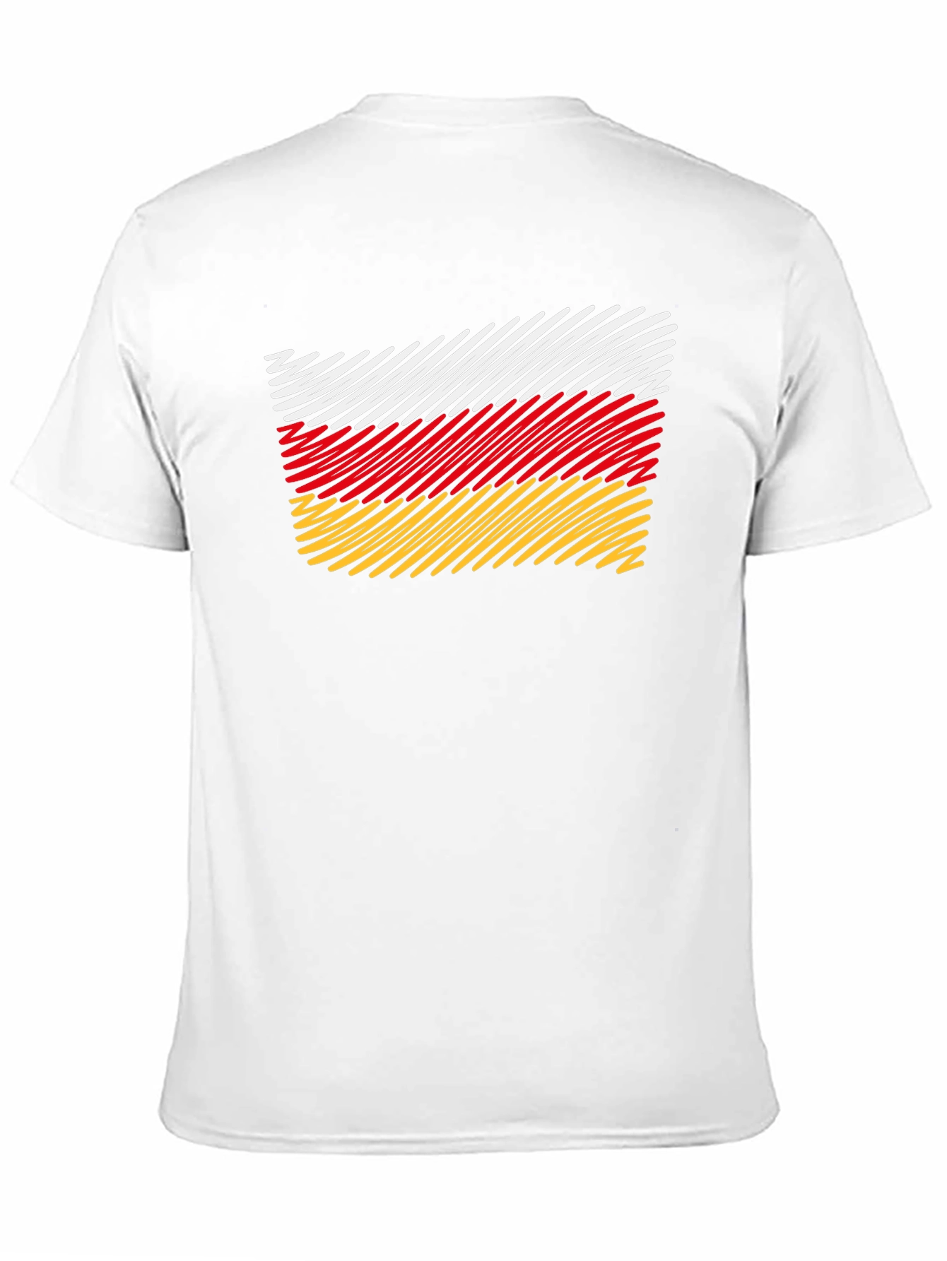 South Ossetia Flag Scribble T-Shirt - 11