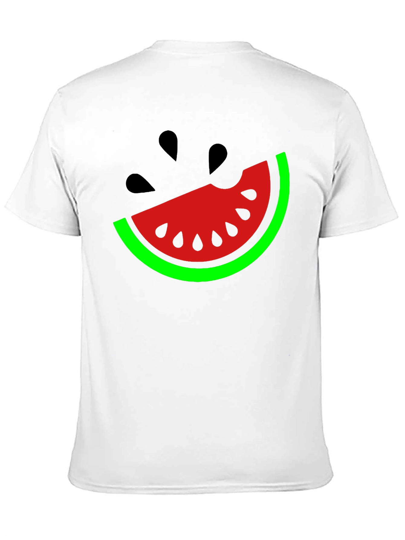 Black Watermelon Slice Graphic T-Shirt - Fun Summer Style view 11