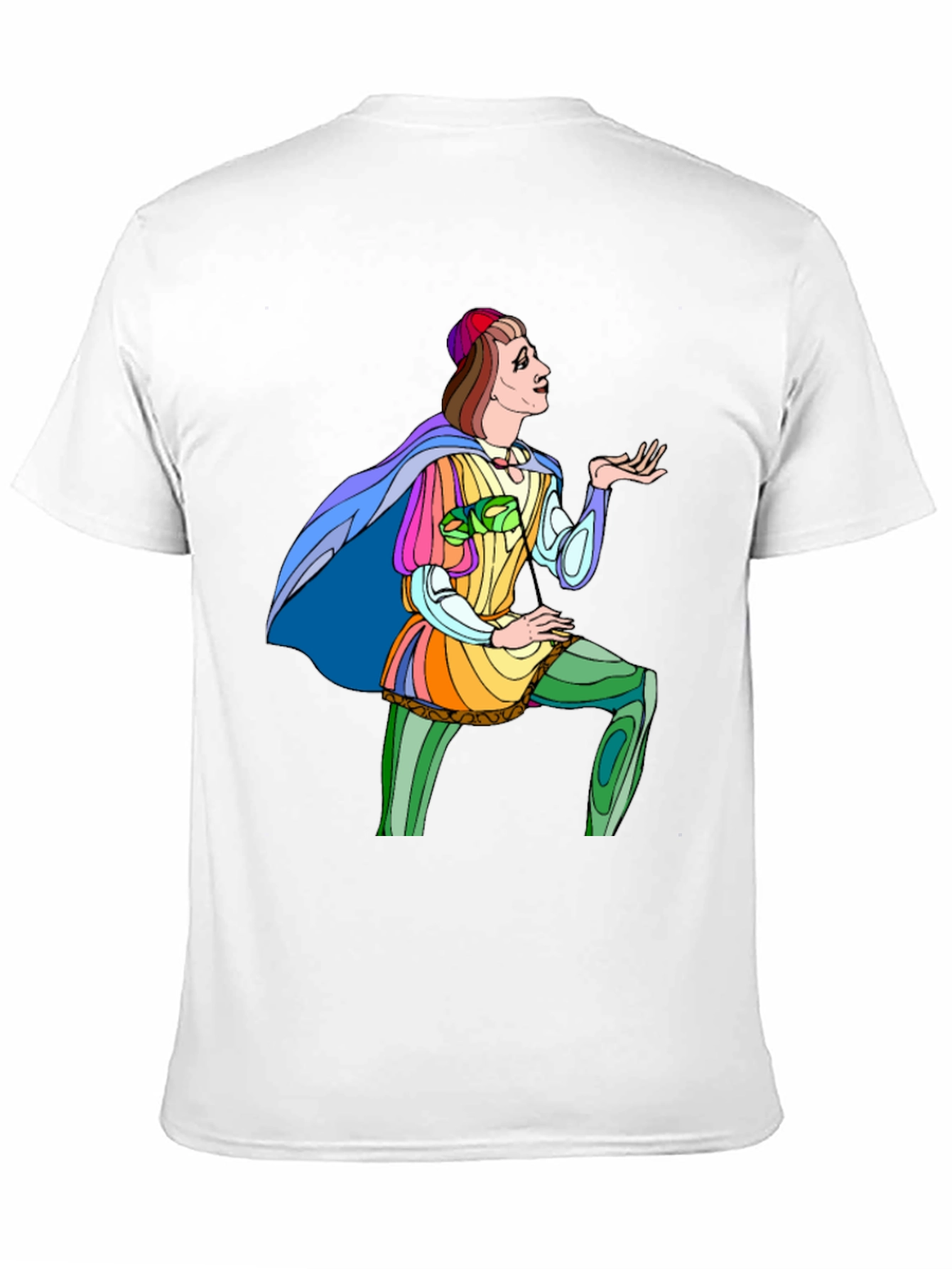 Black Renaissance Man Graphic Tee - Black Cotton T-Shirt view 11