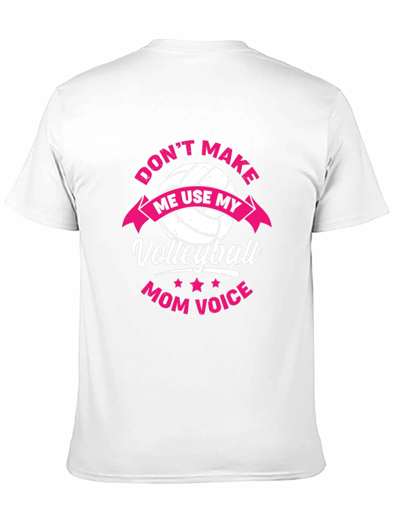 Black Volleyball Mom Voice Graphic T-Shirt view 11