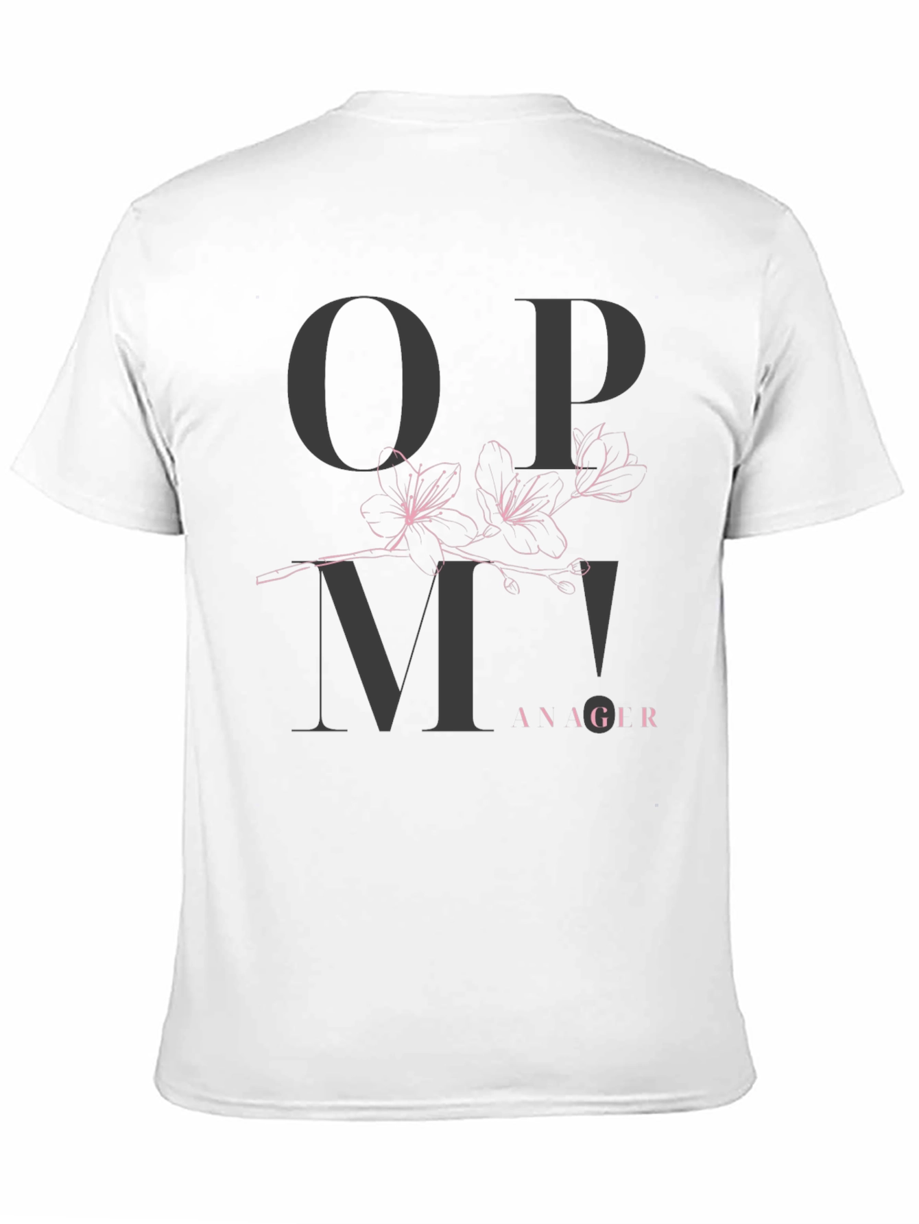 Black OPM Manager Black Graphic Tee view 11