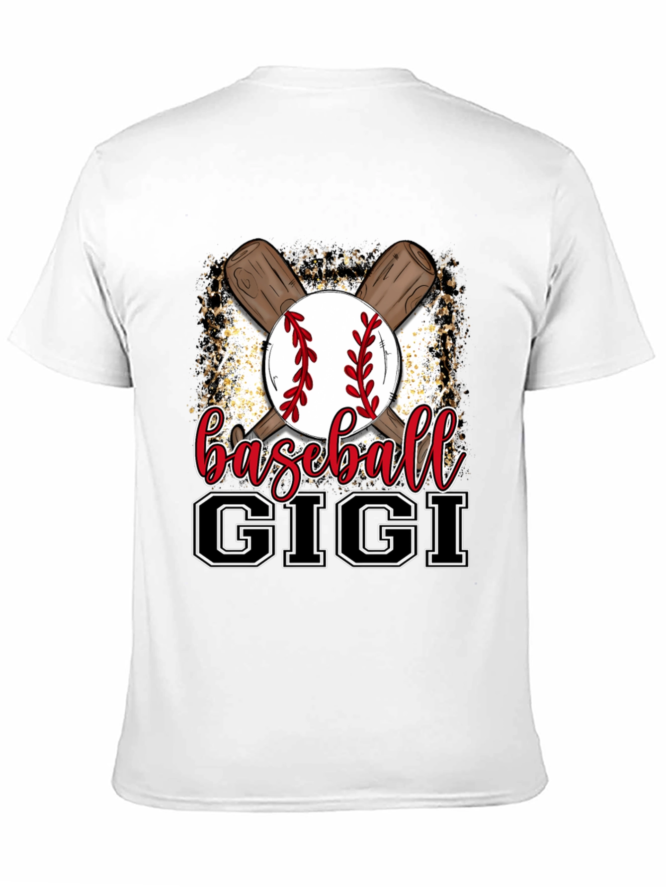 Black Baseball Gigi T-Shirt - Perfect for Baseball Loving Grandmas! view 11
