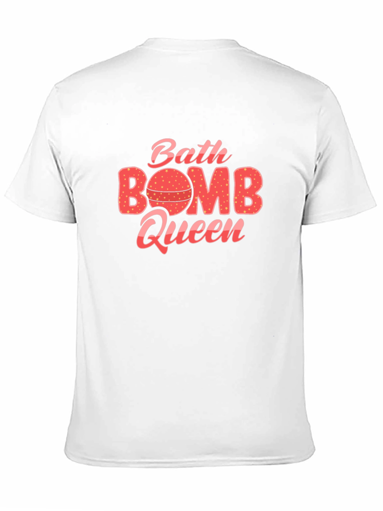 Black Bath Bomb Queen Black T-Shirt view 11