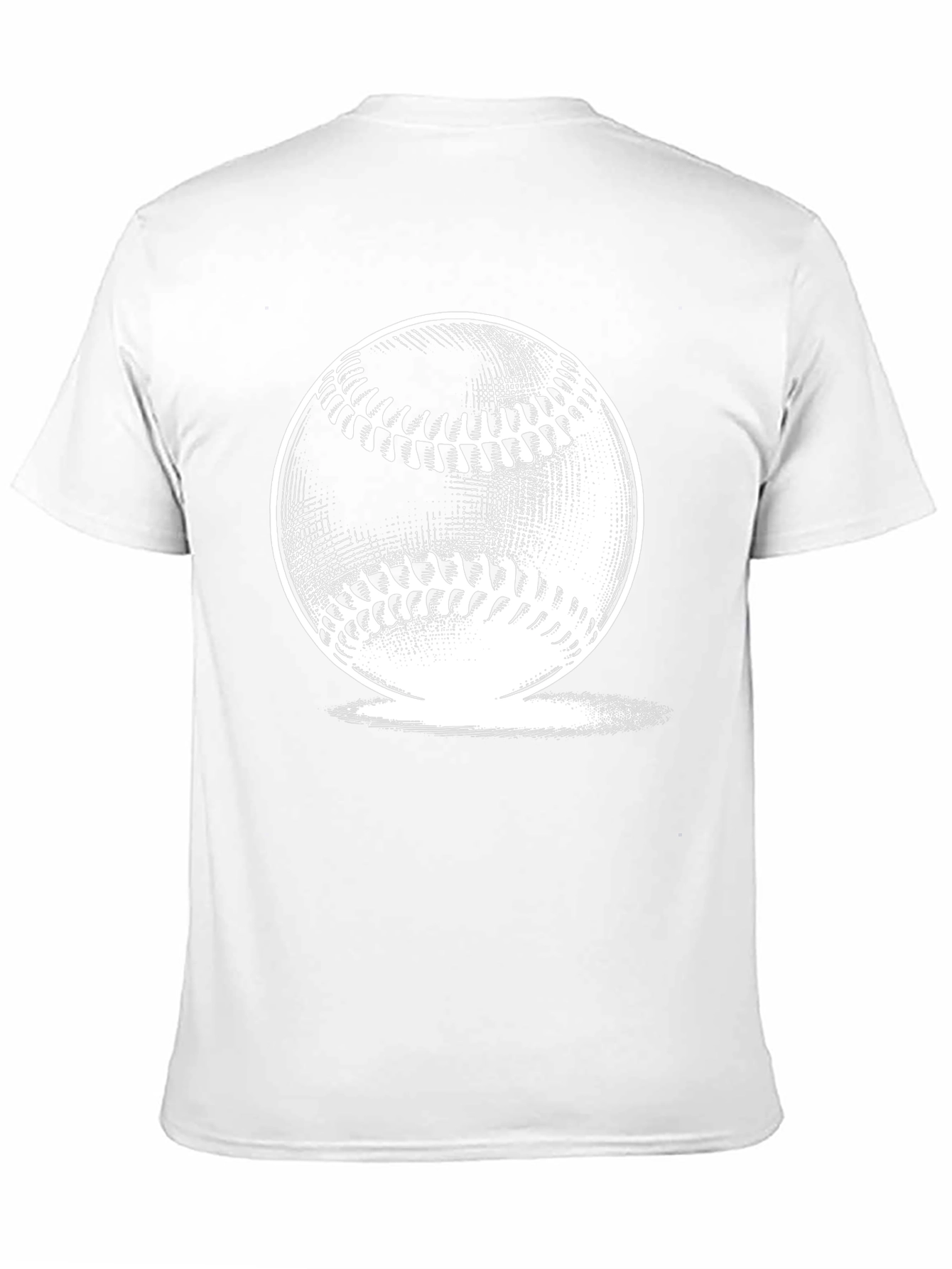 Black Baseball Graphic Print Black T-Shirt view 11