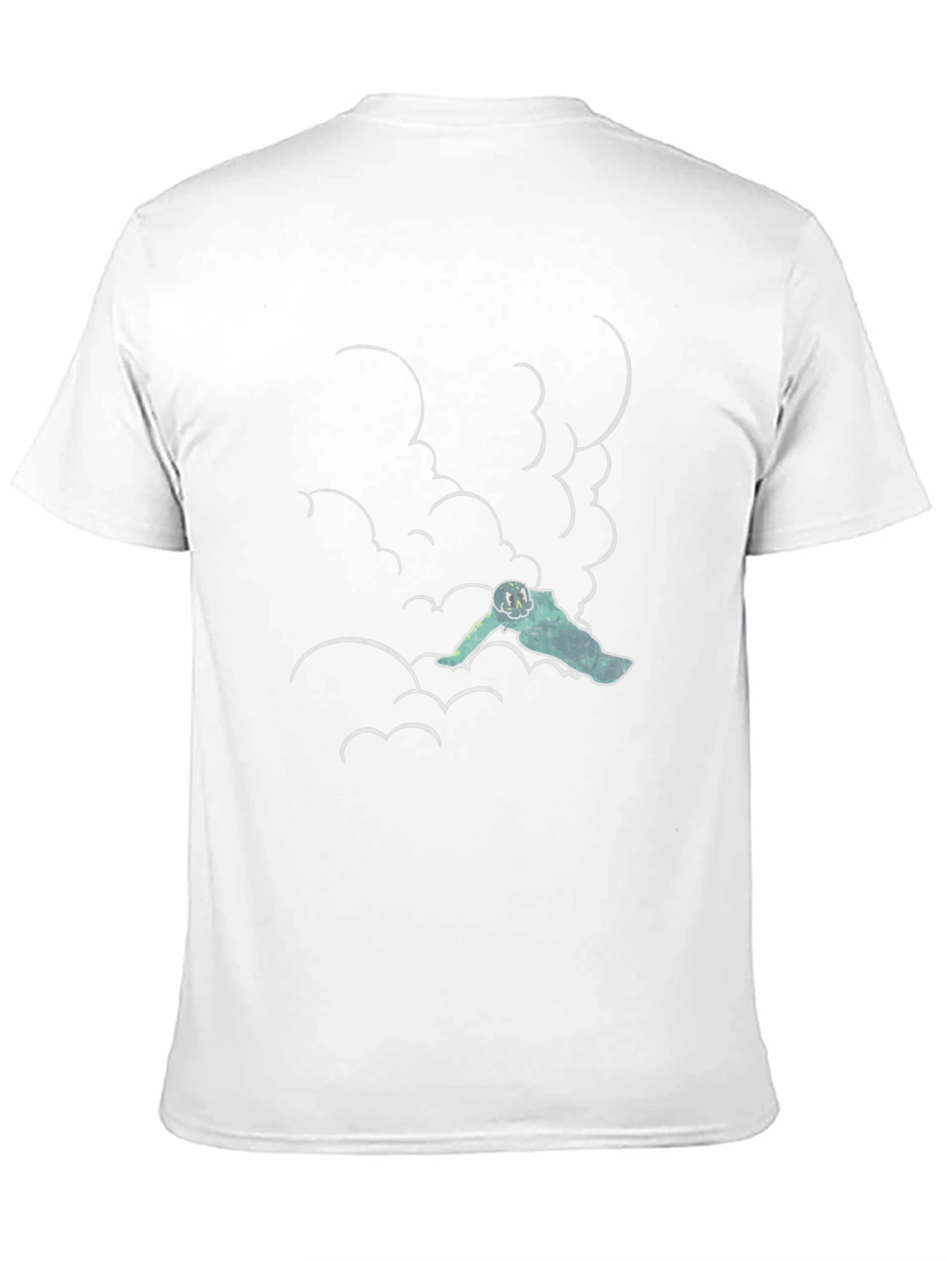 Black Cloud Climber Tee - Black Graphic T-Shirt view 11