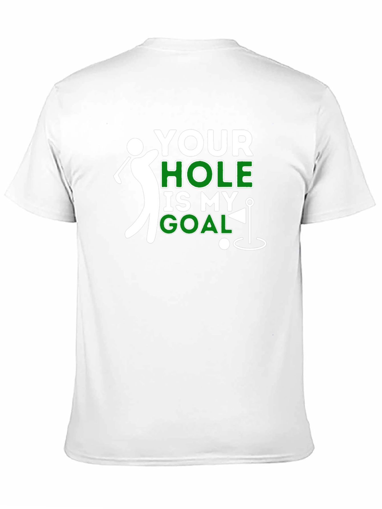 Black Your Hole Is My Goal Funny Golf T-Shirt view 11