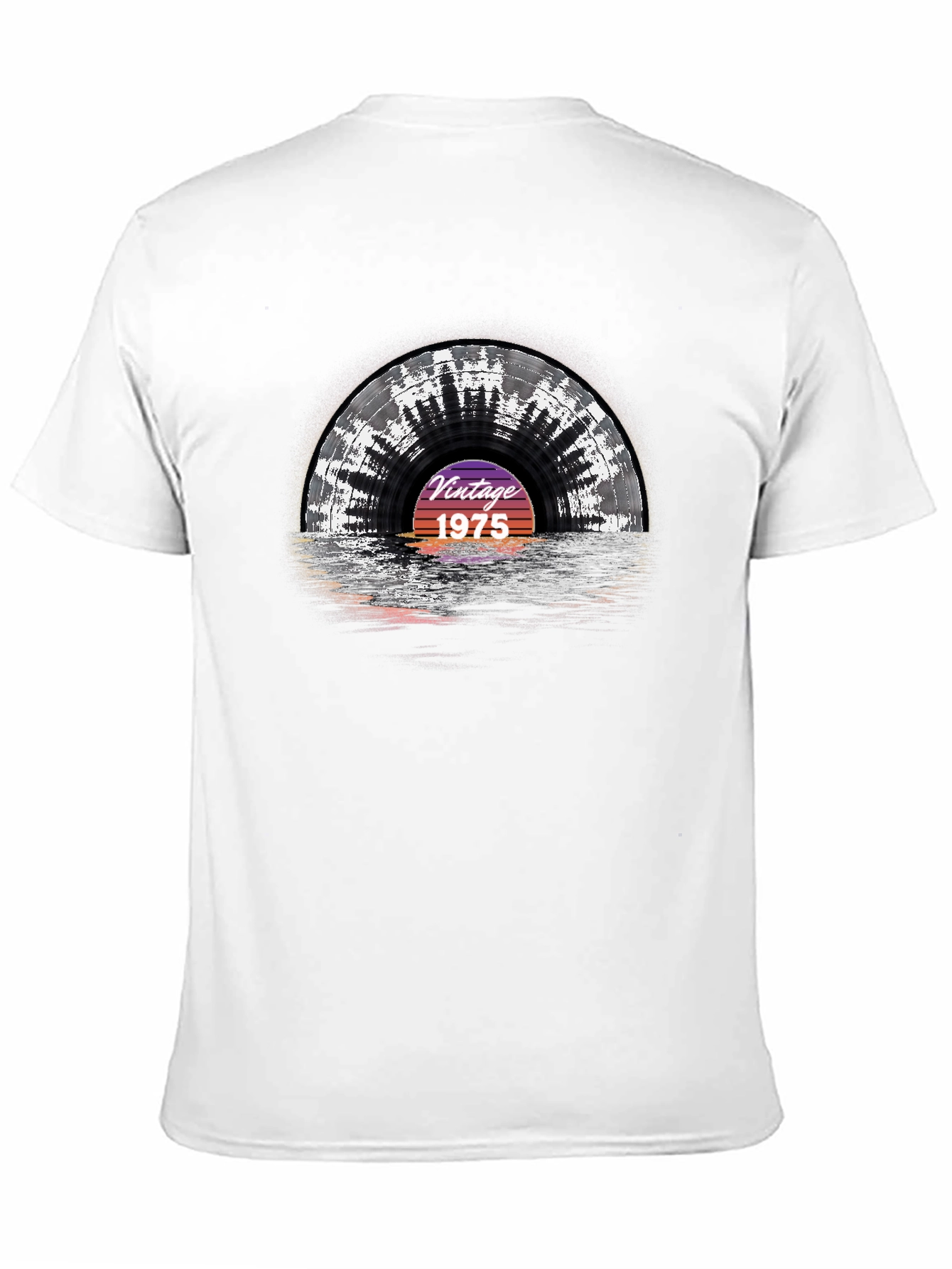 Black Vintage 1975 Record T-Shirt view 11