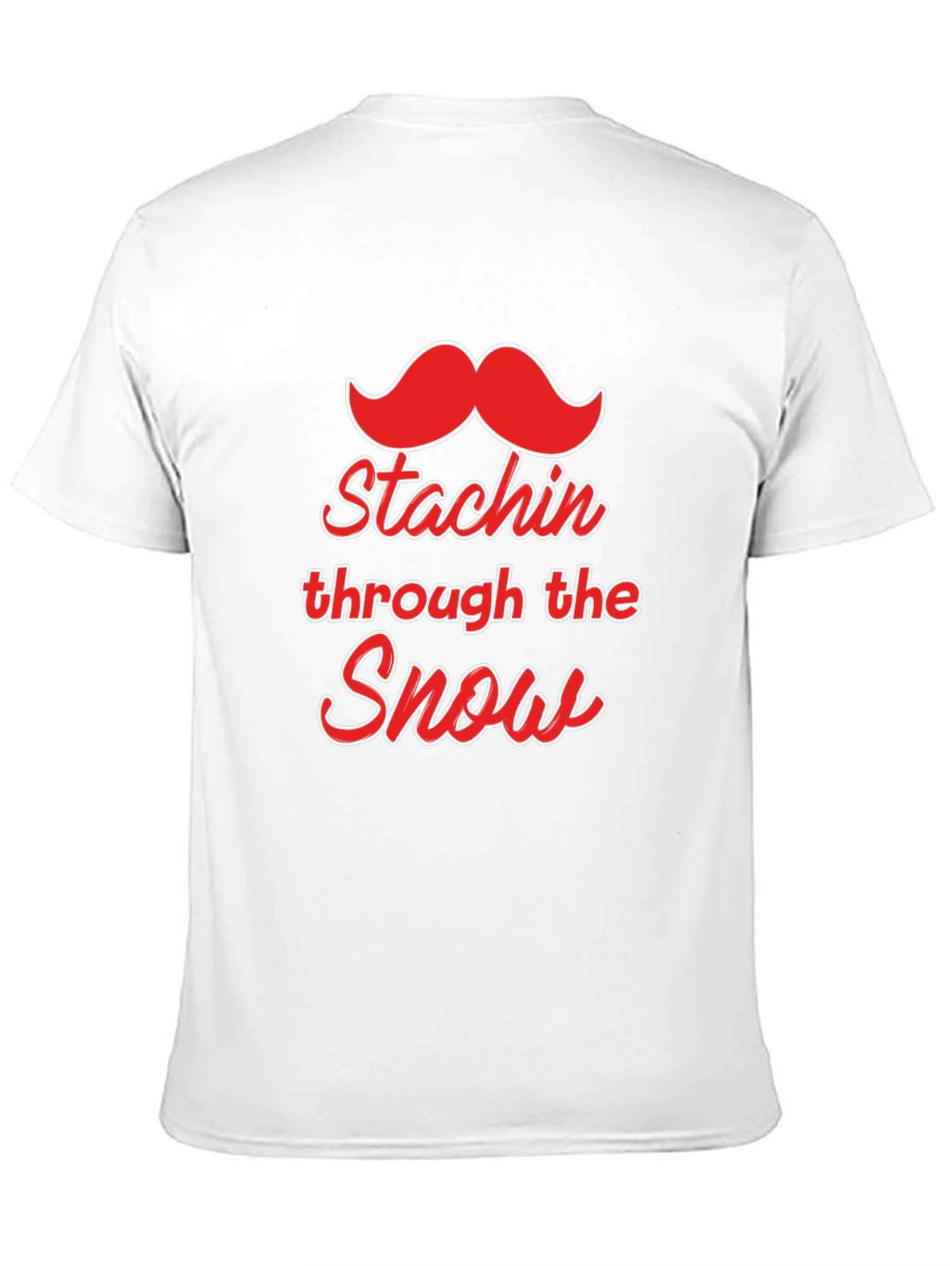 Black Stachin' Through the Snow Graphic Tee view 11