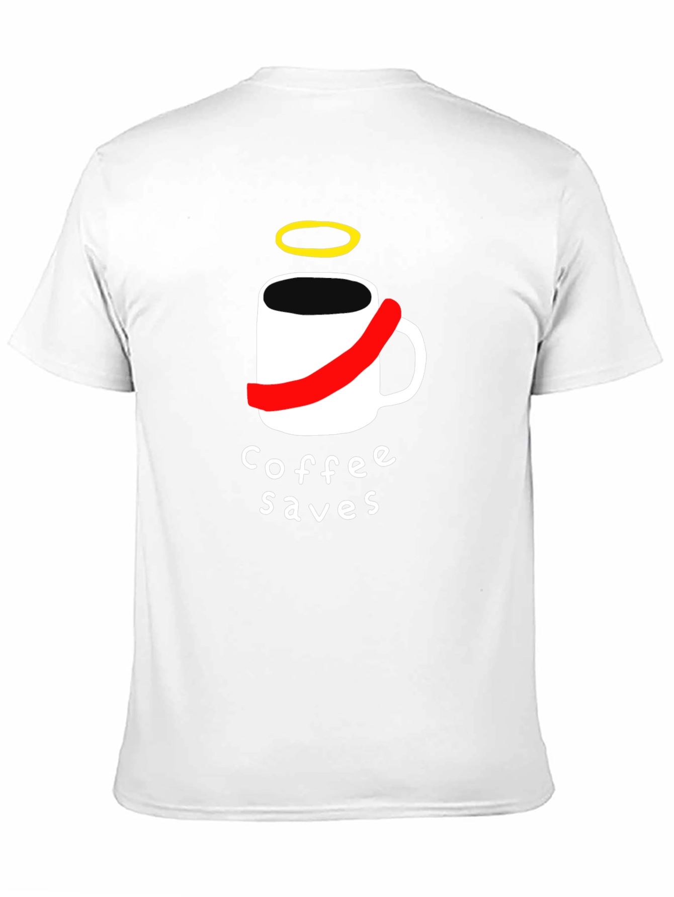 Black Coffee Saves T-Shirt - Funny Graphic Tee view 11