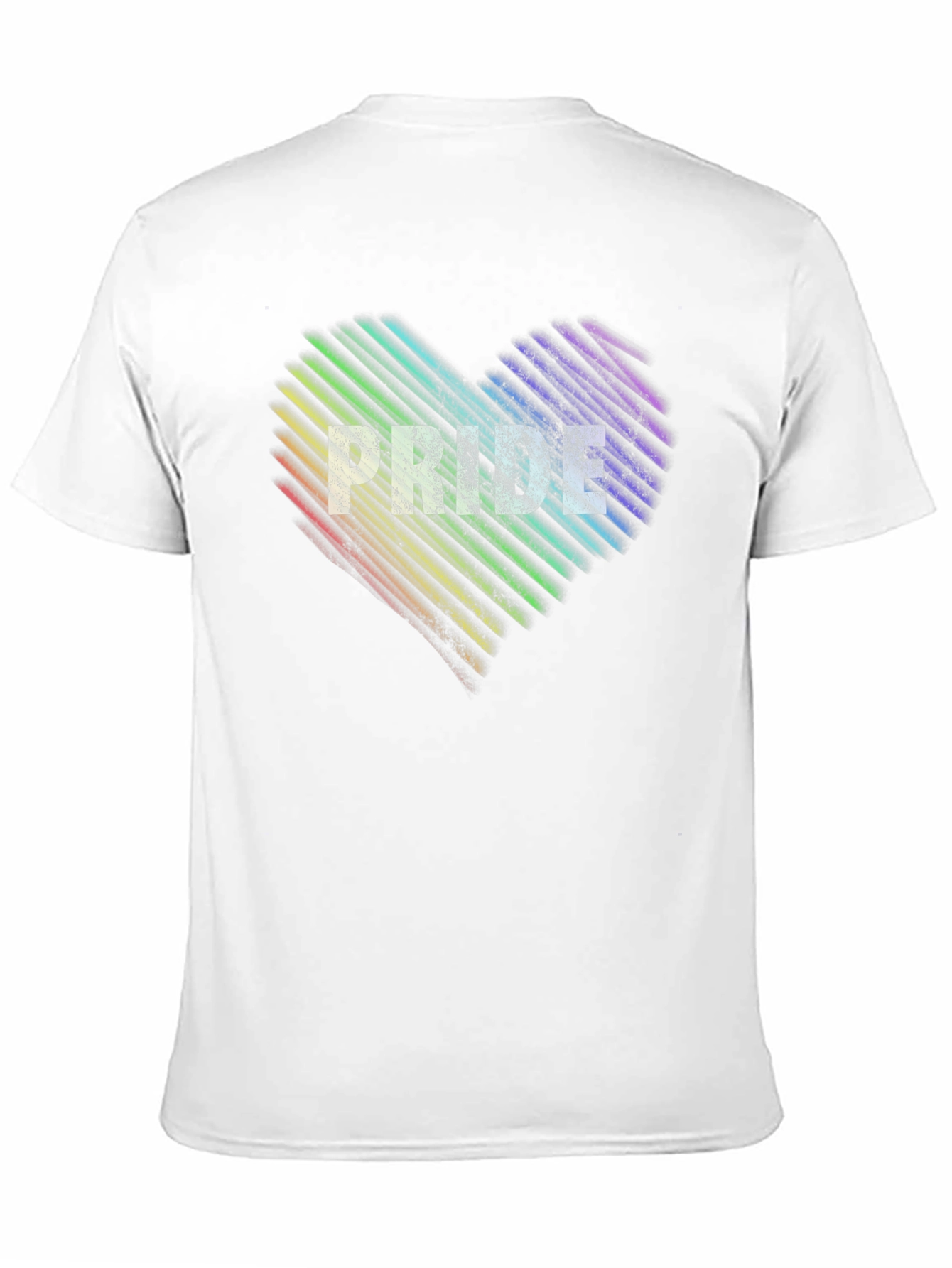 Black Pride Heart Graphic T-Shirt - LGBTQ+ Rainbow Tee view 11