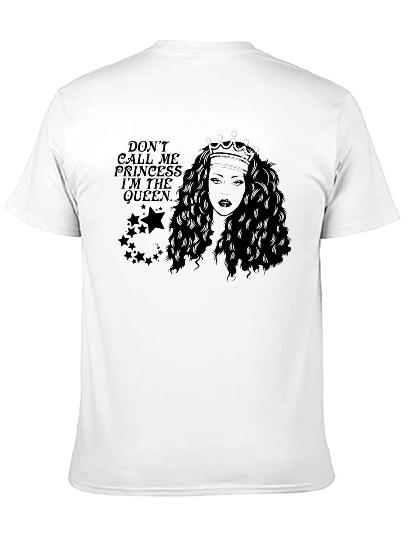 Black Queen Graphic T-Shirt - Black - Unisex view 11