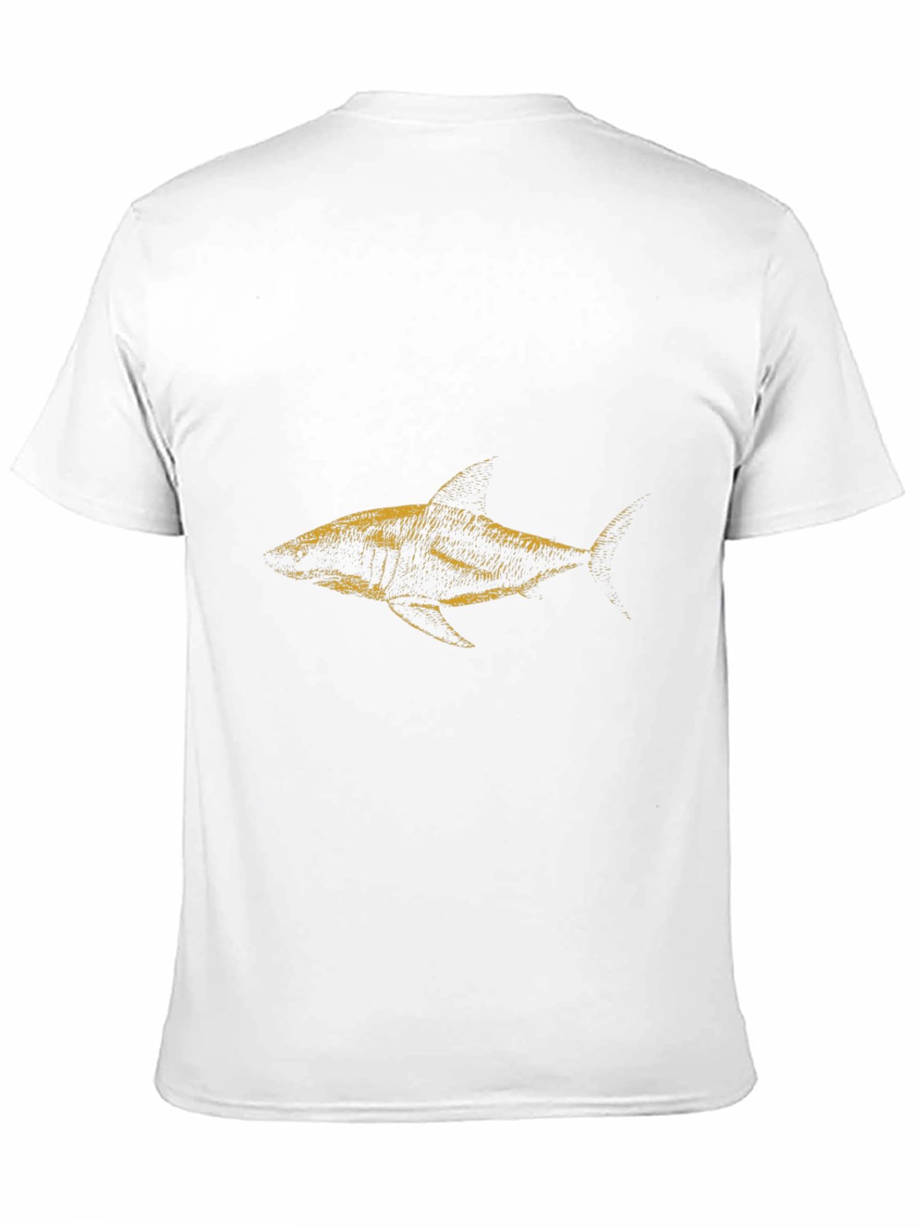 Black Black Shark Graphic T-Shirt - Men's Casual Tee view 11