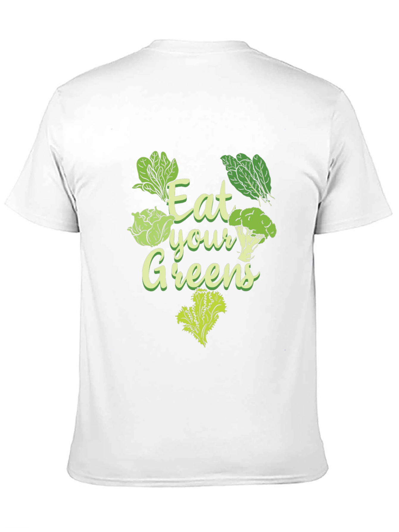 Eat Your Greens T-Shirt - Healthy Vegan Tee - 11