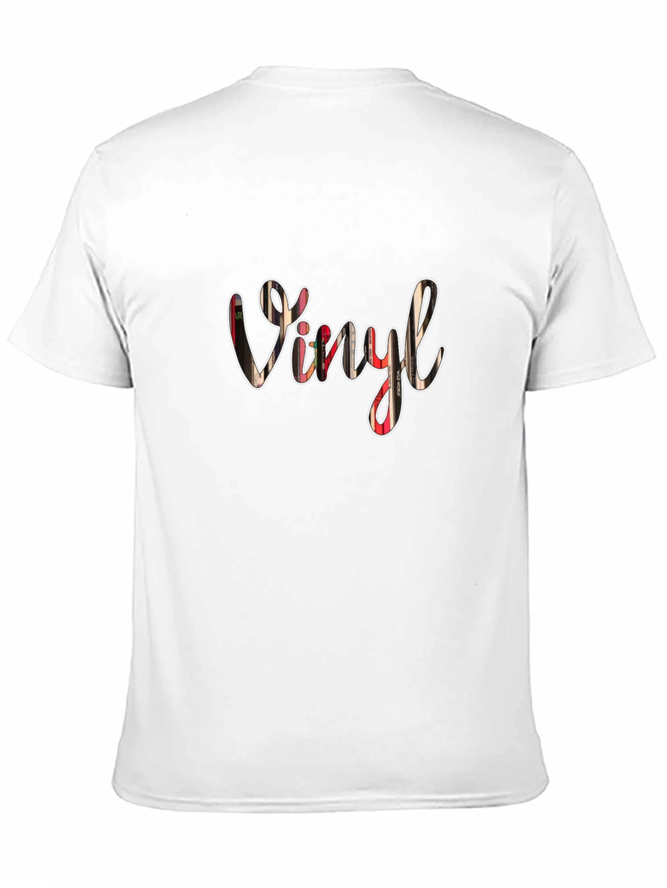 Black Vinyl Record Lover T-Shirt - Black Tee view 11