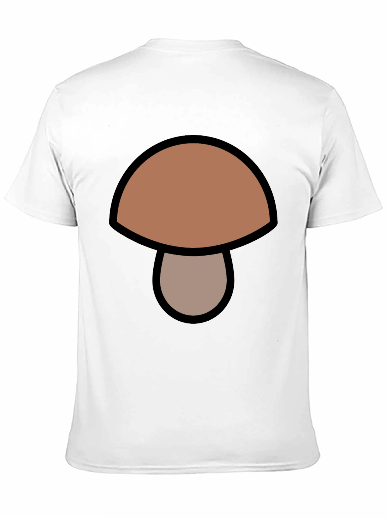 Black Mushroom Graphic Tee -  Unisex Crew Neck T-Shirt view 11